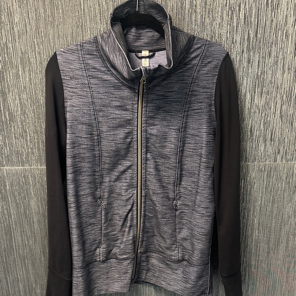 lululemon athletica Gray and Black Jacket Full zip jacket